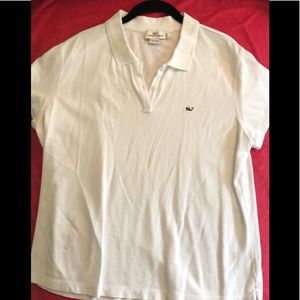 White Vineyard vines polo shirt